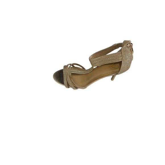 Elegant Gold Heels, Size 7 - Picture 3 of 7